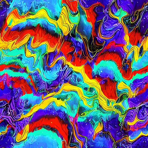 The Rainbow Riptide pattern