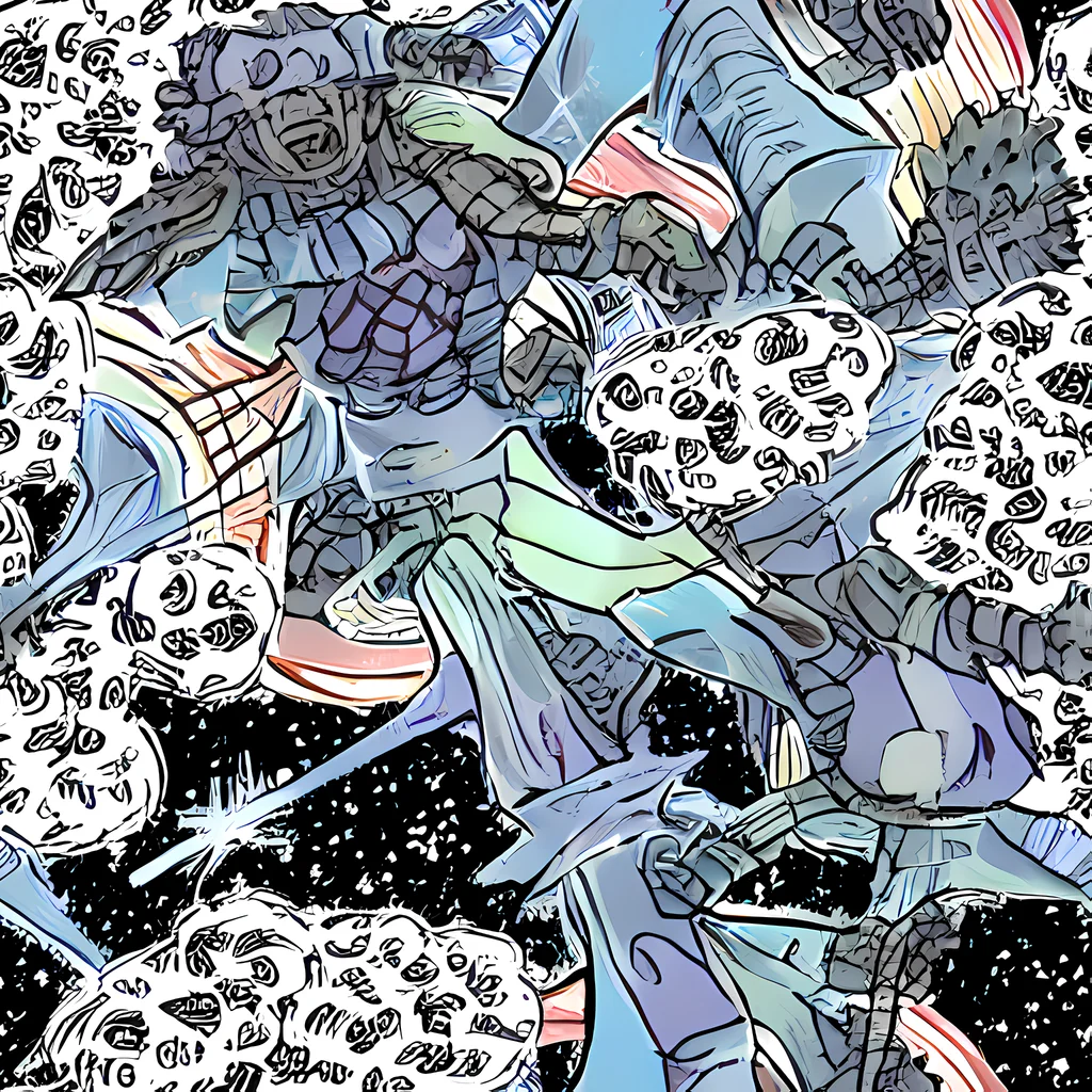The Icy Collage pattern