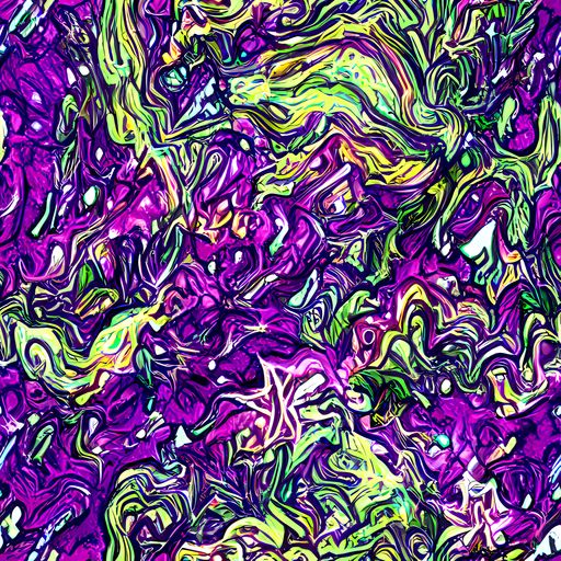 The Psychedelic Jungle pattern