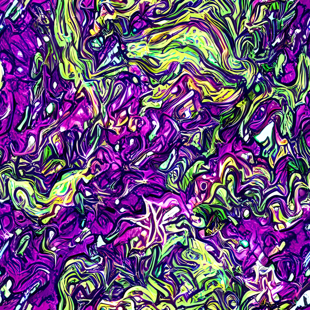 The Psychedelic Jungle pattern
