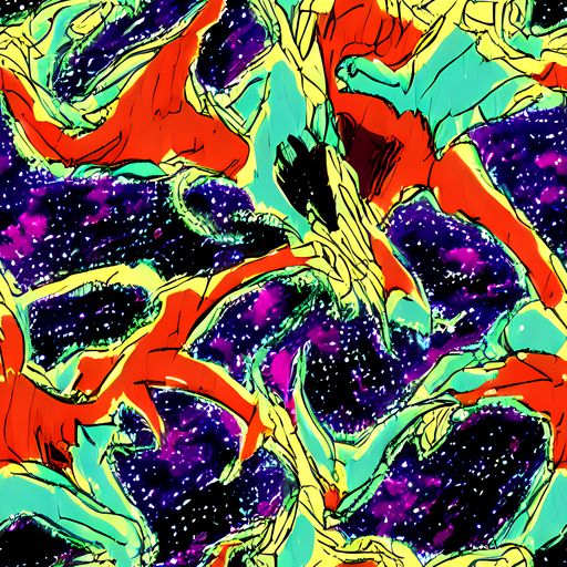 The Psychedelic Canopy pattern