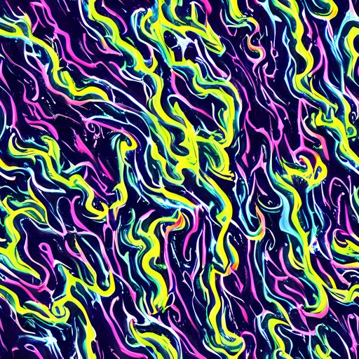 The Acid Ribbons pattern