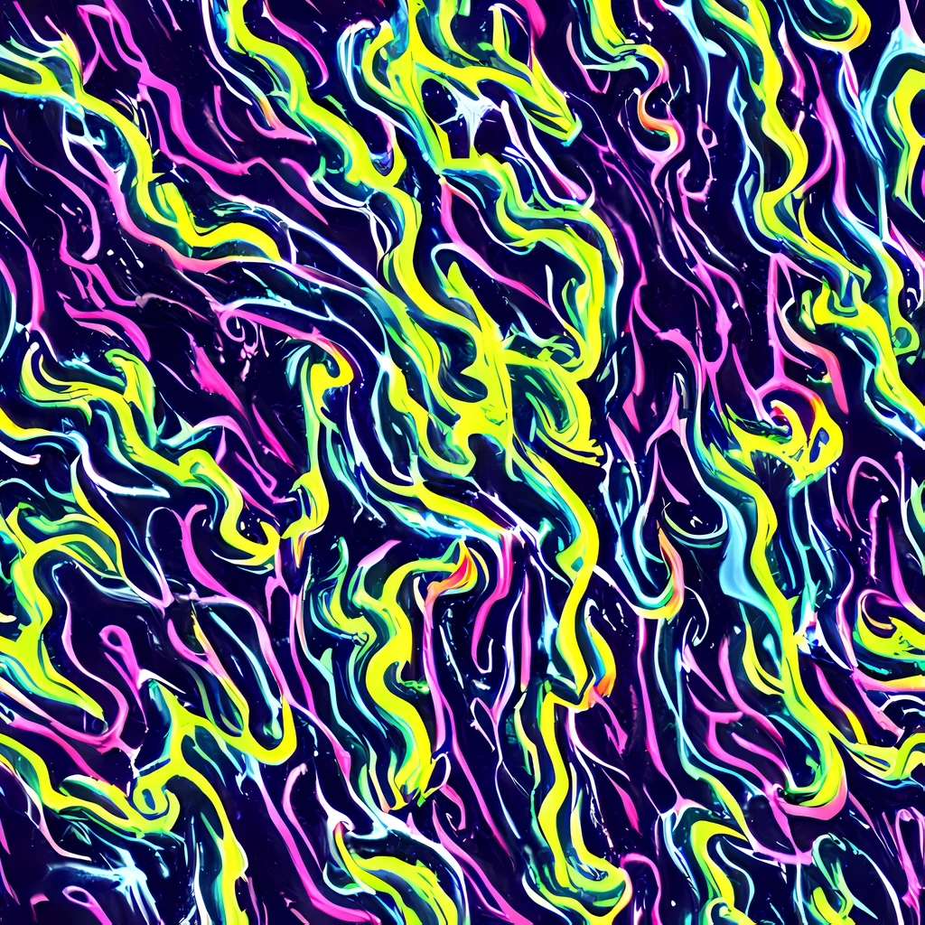 The Acid Ribbons pattern