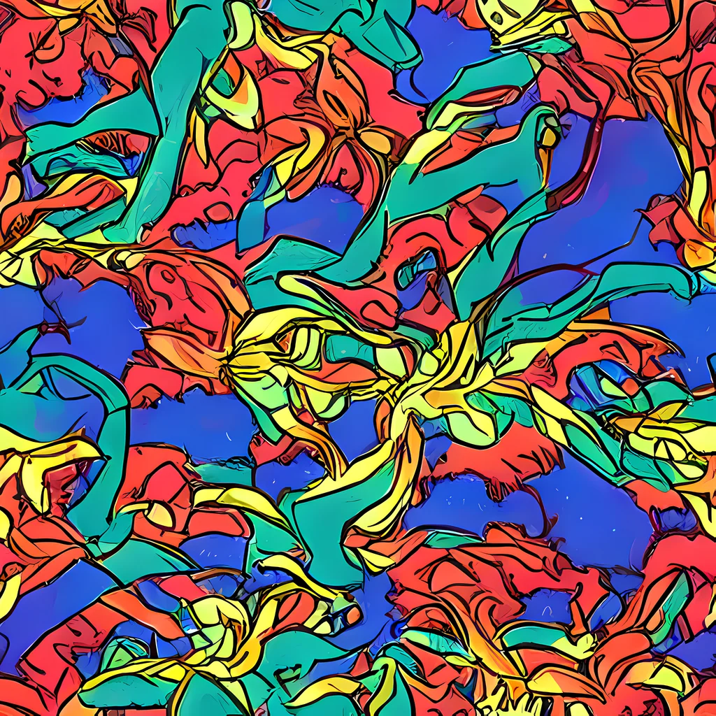 The Vivid Bloomstorm pattern