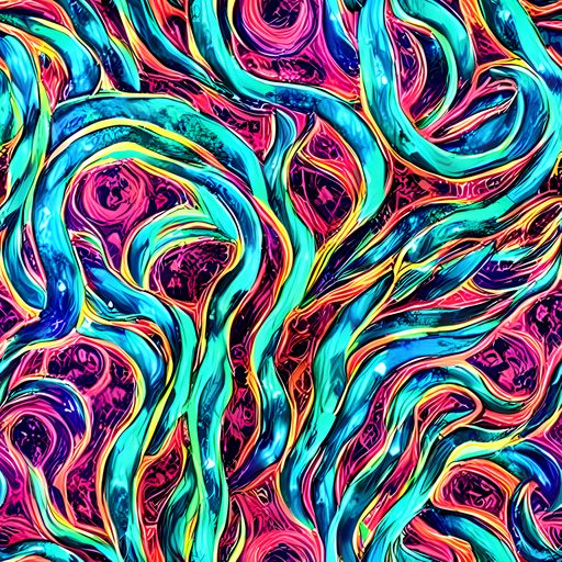 The Chromatic Tides pattern