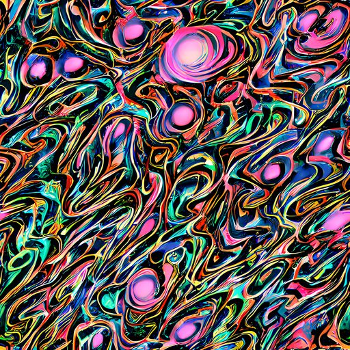 The Molten Neon pattern
