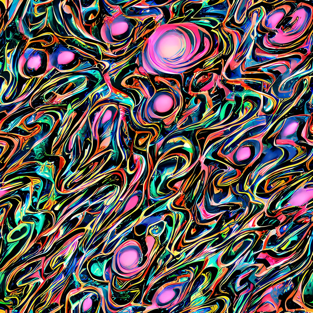 The Molten Neon pattern