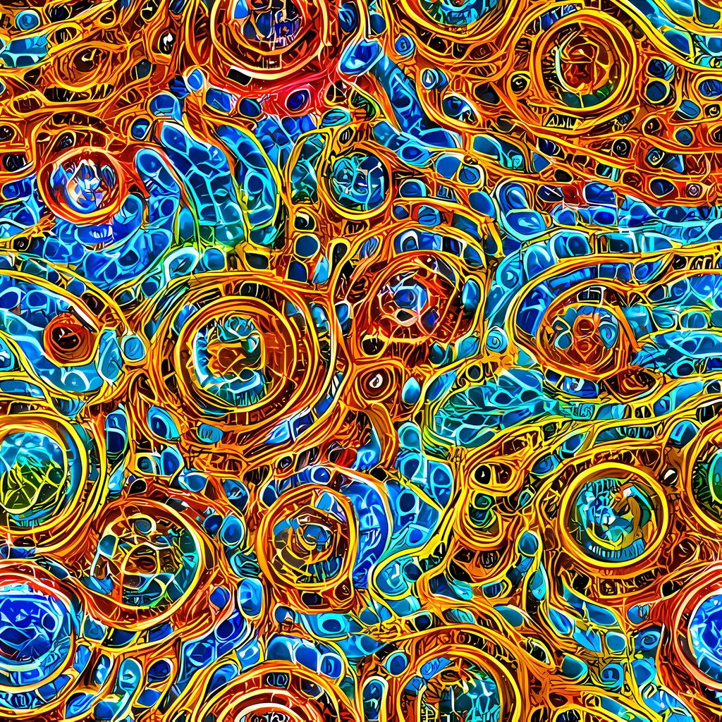 The Electric Mandala pattern