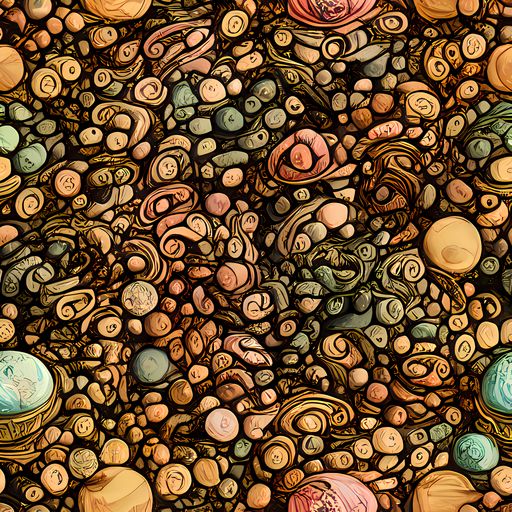 The Inkstone Garden pattern