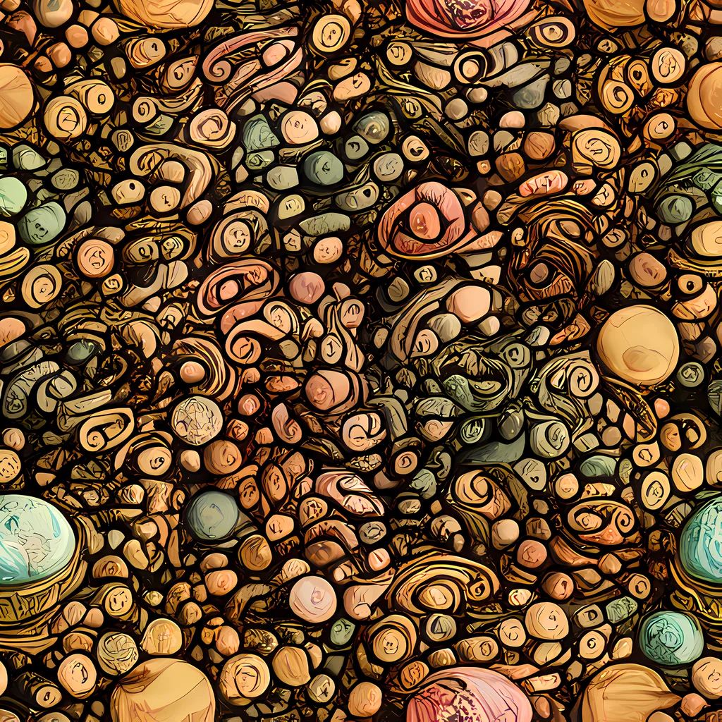 The Inkstone Garden pattern