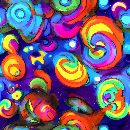 The Chromatic Candyfield pattern