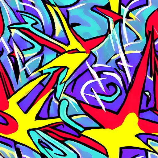 The Neon Turbulence pattern