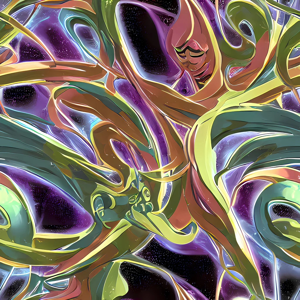 The Electric Guava pattern