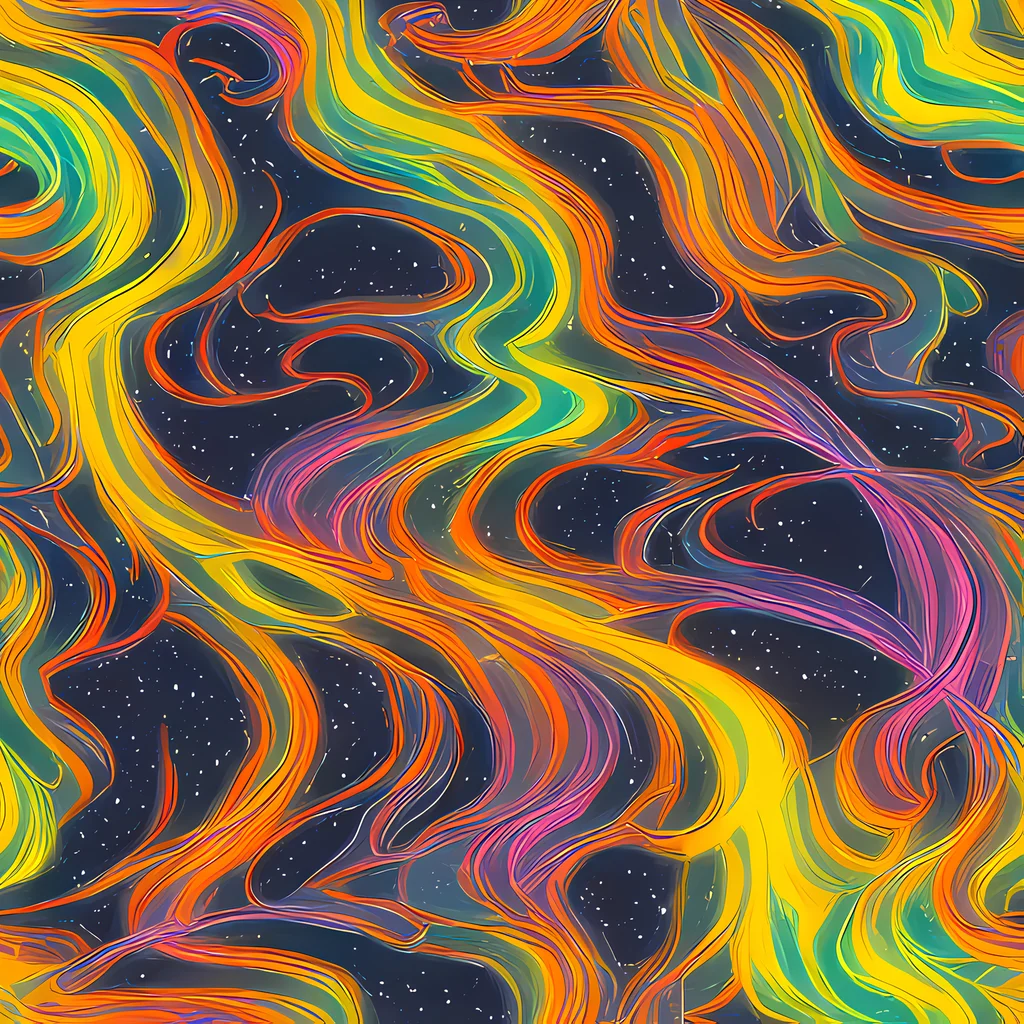 The Starfall Ribbons pattern
