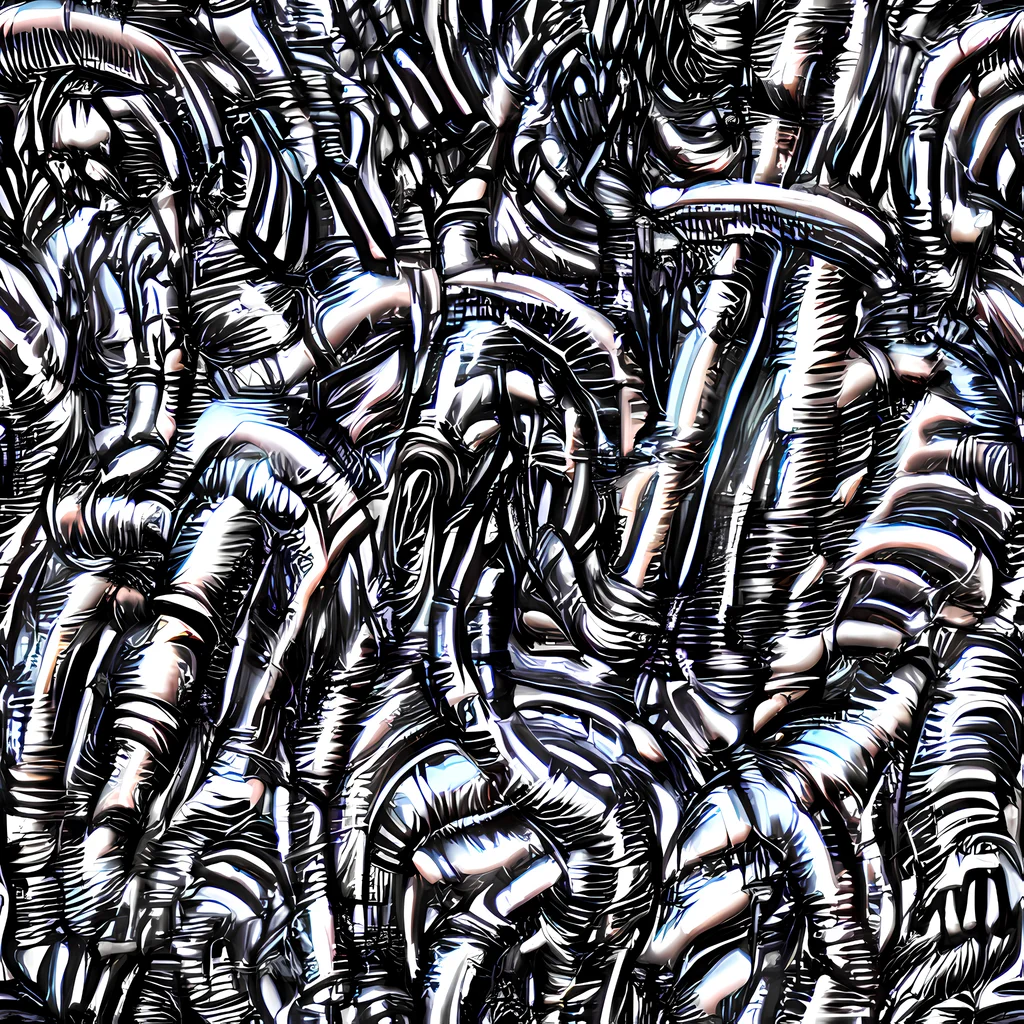The Black Ice Bloom pattern