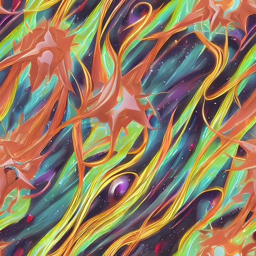 The Neon Tidal Bloom pattern