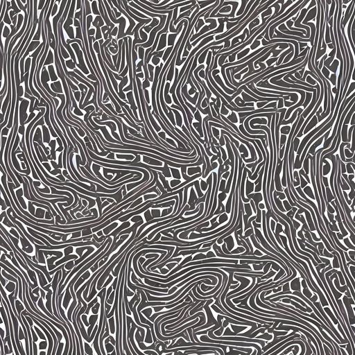 The Monochrome Labyrinth pattern