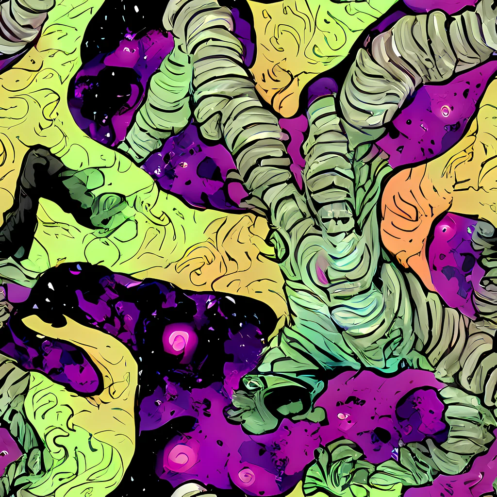 The Midnight Tropica pattern
