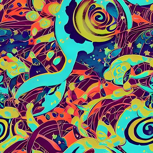 The Vivid Spiral Tide pattern
