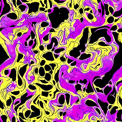 The Blacklight Swirl pattern