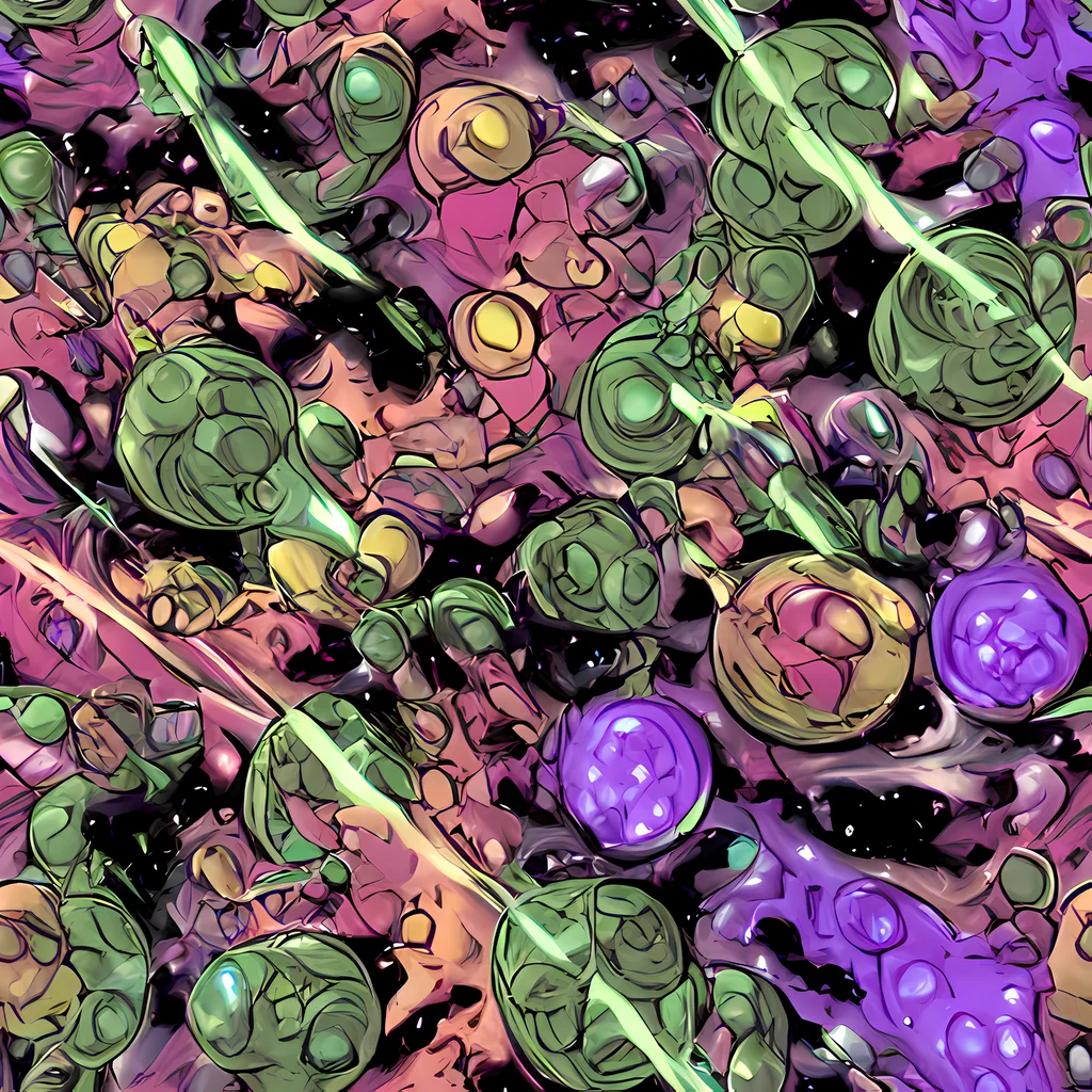 The Violet Organica pattern