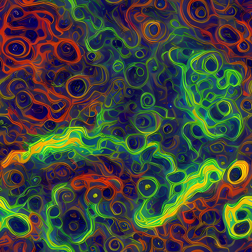The Cobalt Swirl pattern