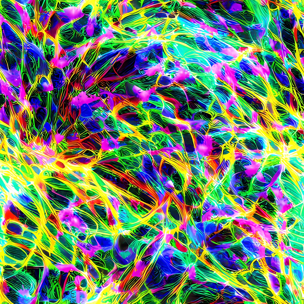 The Psychedelic Rainforest pattern