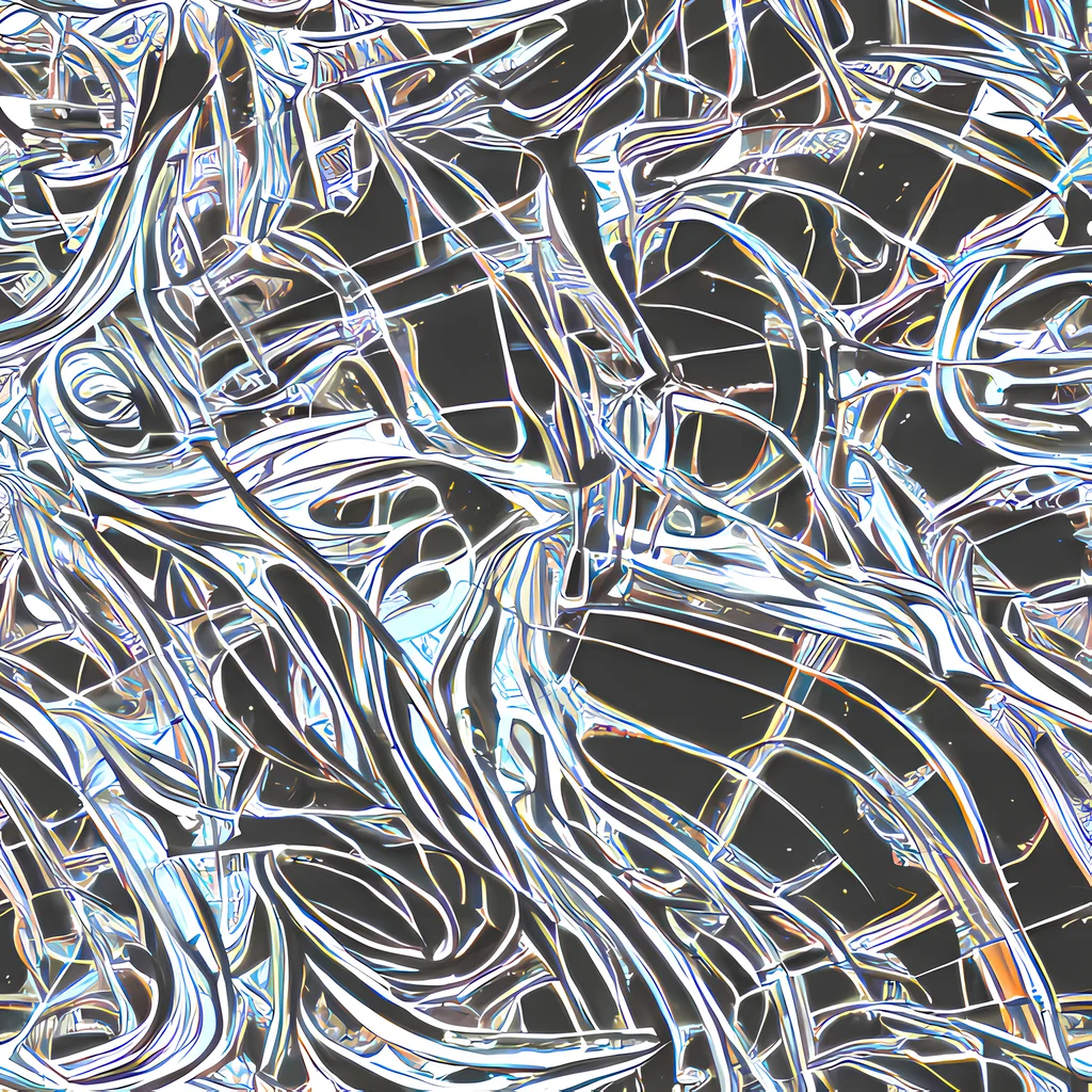 The Chrome Tangle pattern