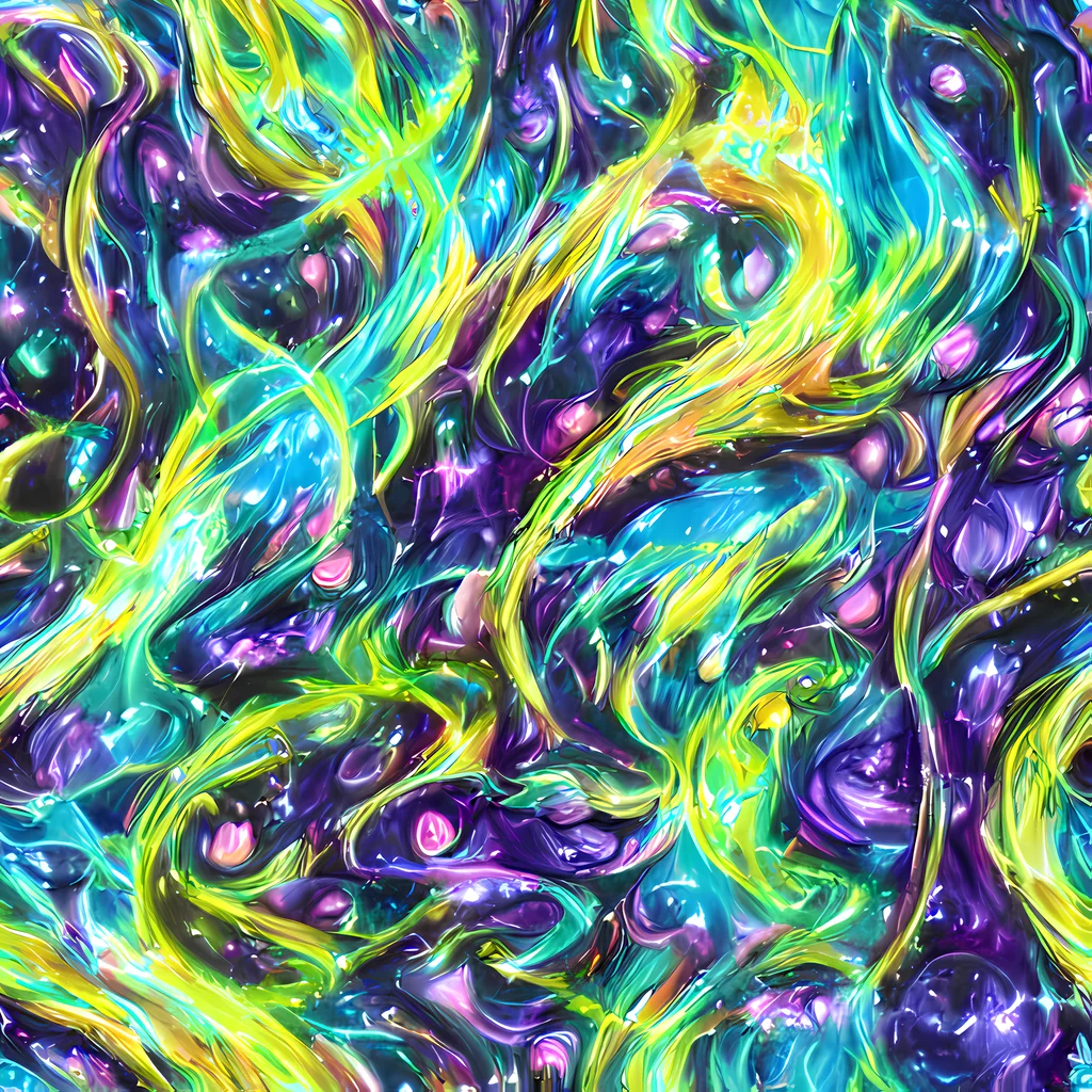 The Hypercolor Lagoon pattern