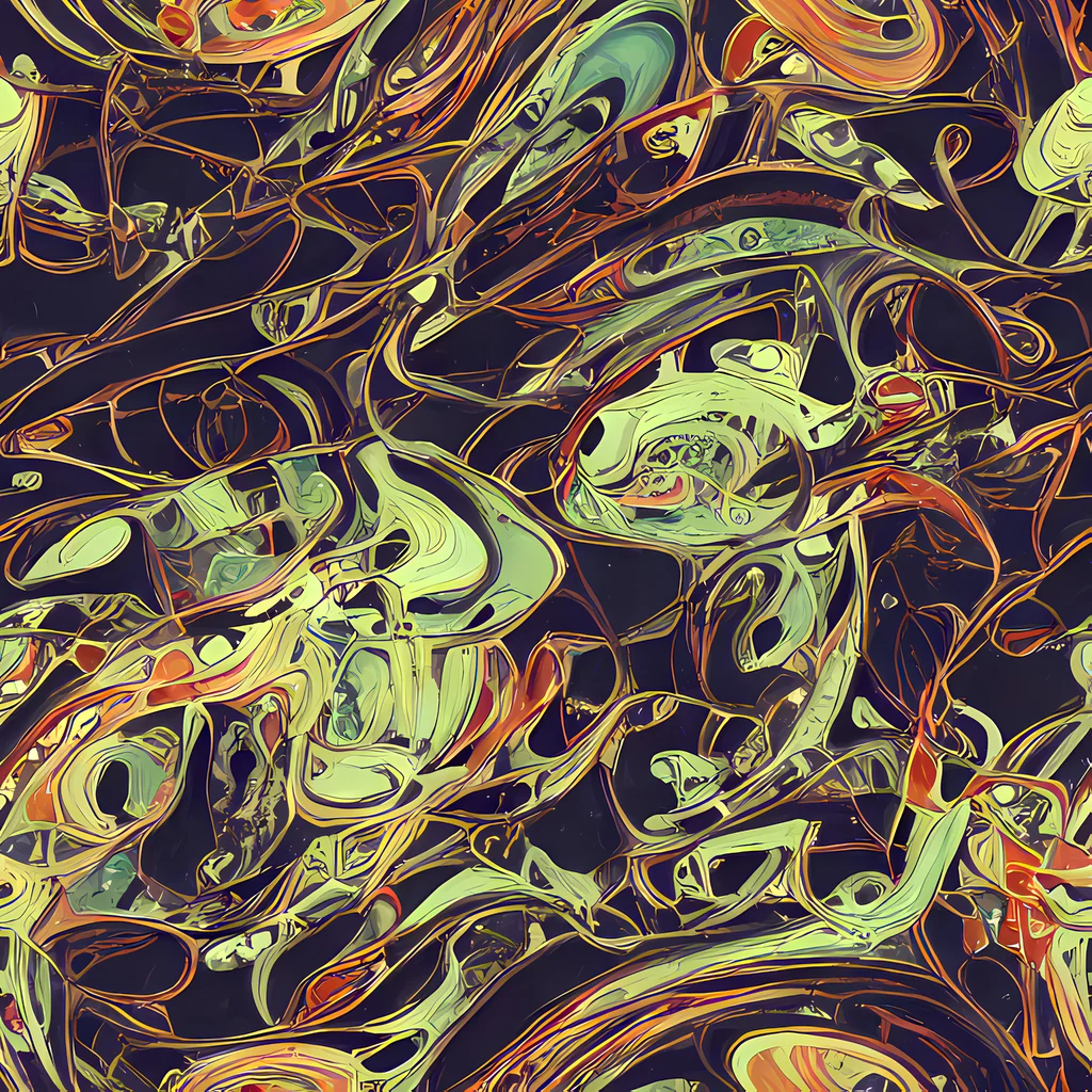 The Molten Labyrinth pattern