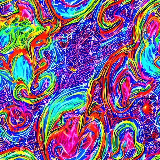 The Cobalt Marbling pattern