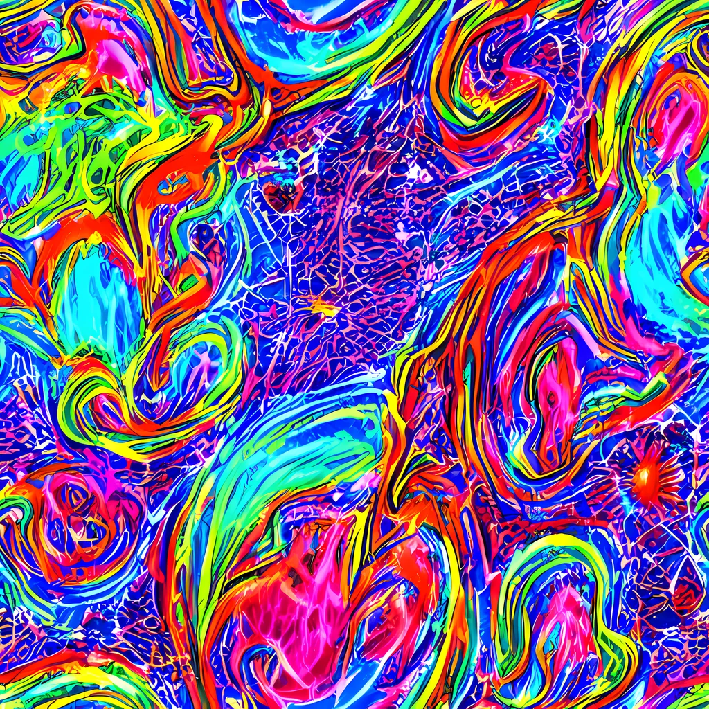 The Cobalt Marbling pattern