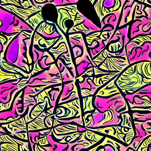 The Luminous Scribble pattern