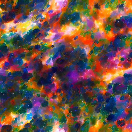 The Cosmic Paintfall pattern
