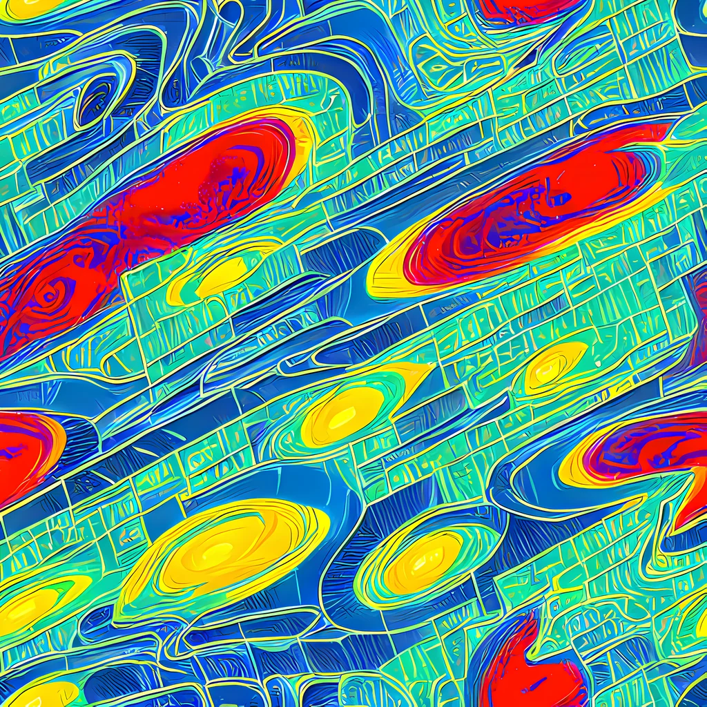 The Neon Raceway pattern