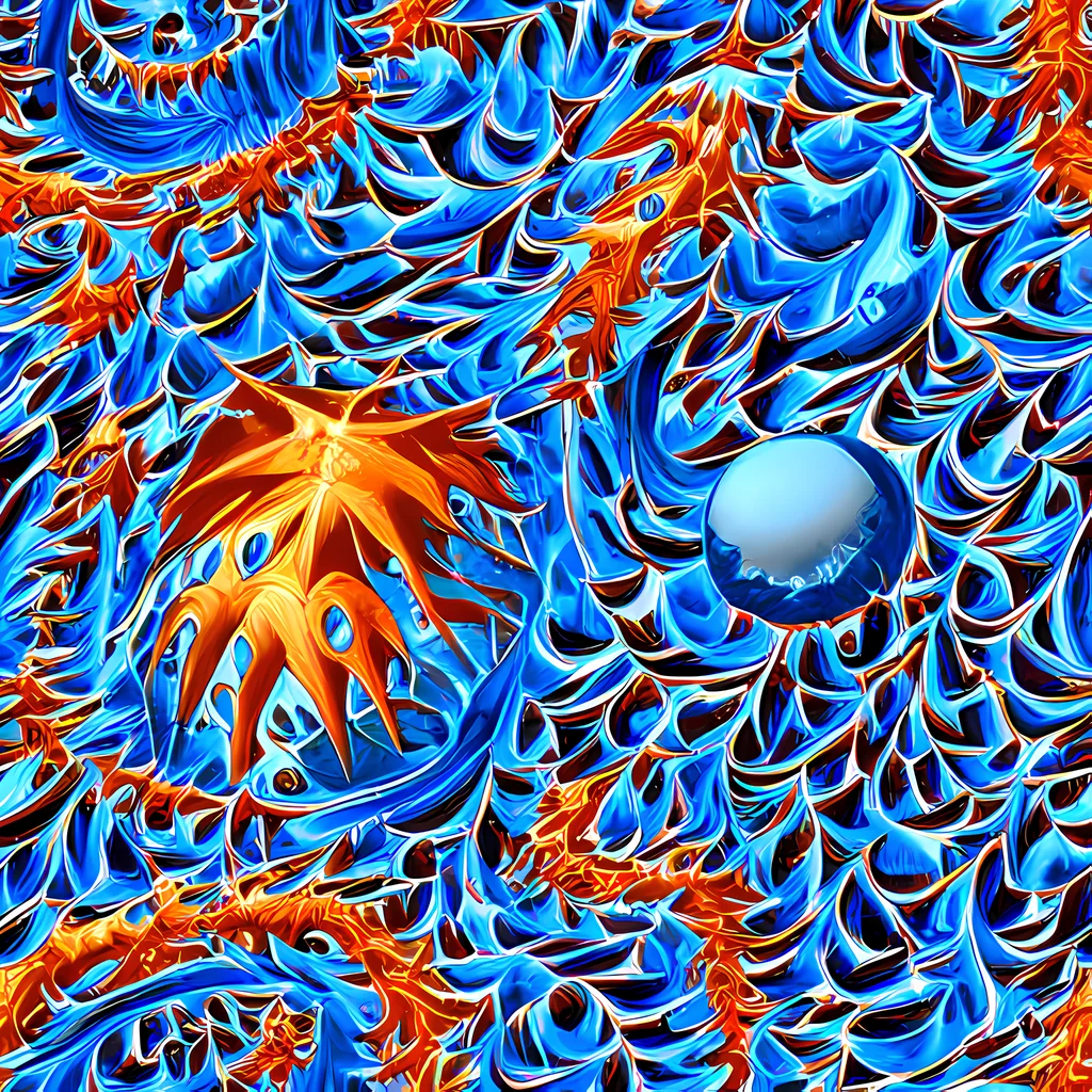 The Blue Flame Reef pattern