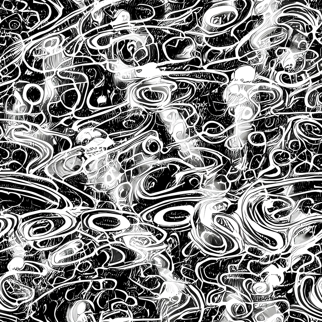 The Graphite Whirlpool pattern