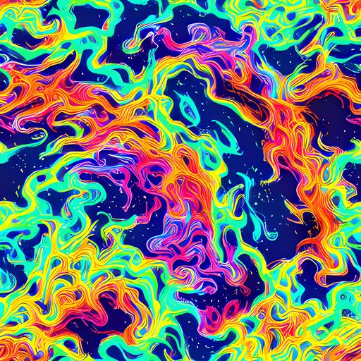 The Hypercolor Whirlpool pattern