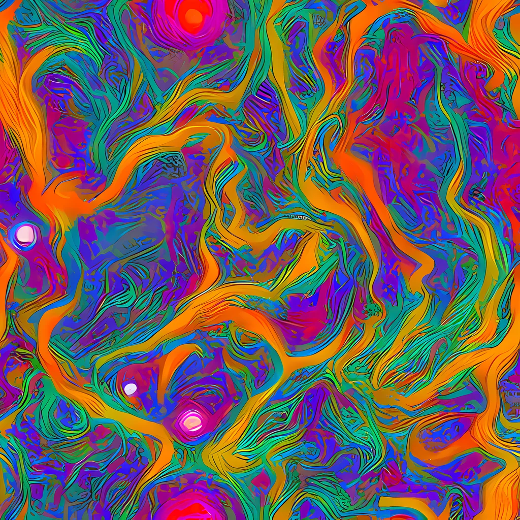 The Neon Terrain pattern