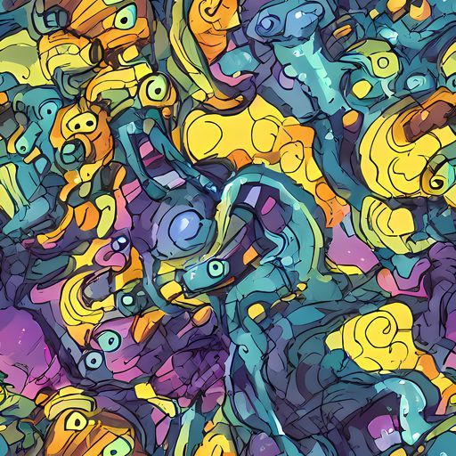 The Chromatic Chameleons pattern