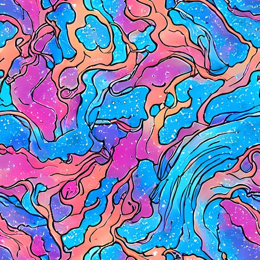 The Tidal Confetti pattern