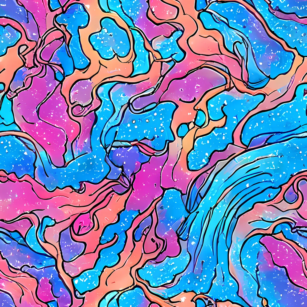 The Tidal Confetti pattern