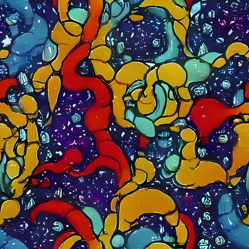 The Cosmic Colorfall pattern
