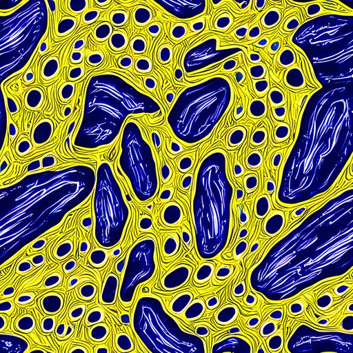 The Cobalt Cellscape pattern
