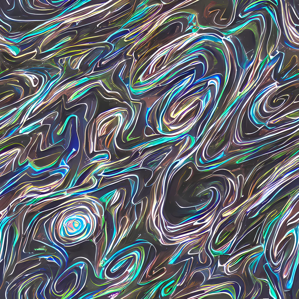 The Iridescent Riptide pattern