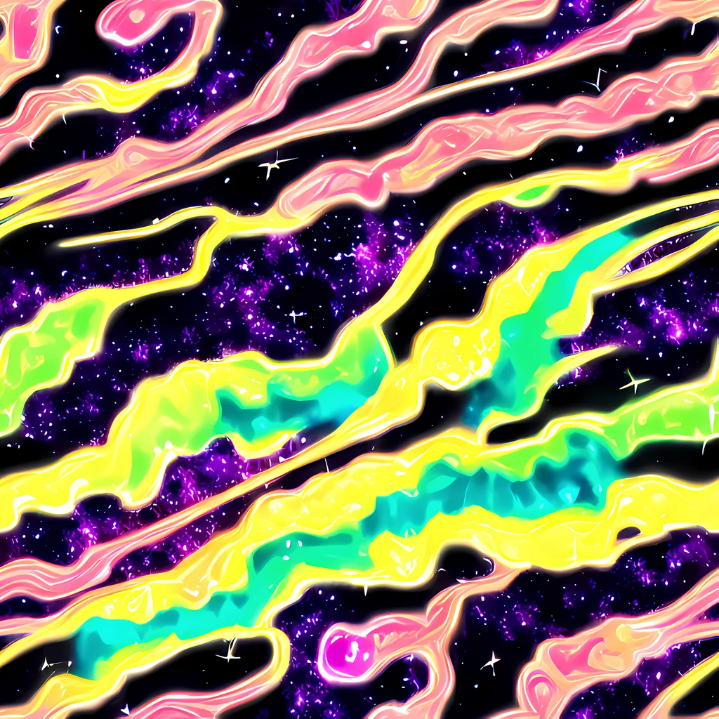 The Galactic Taffy pattern