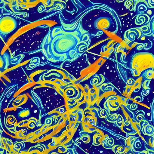 The Blue Flame Cosmos pattern