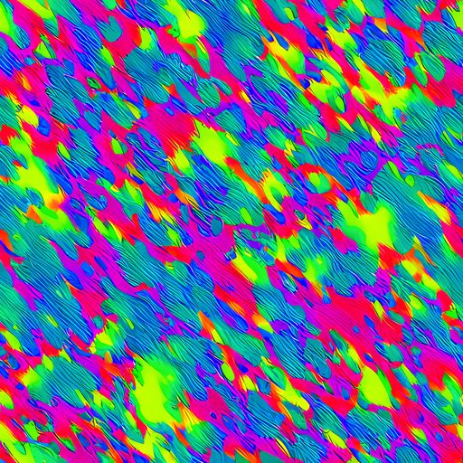 The Turquoise Brushfire pattern