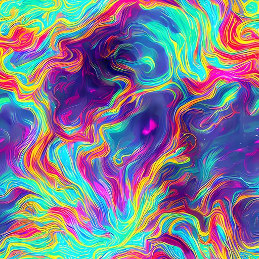 The Neon Marbles pattern