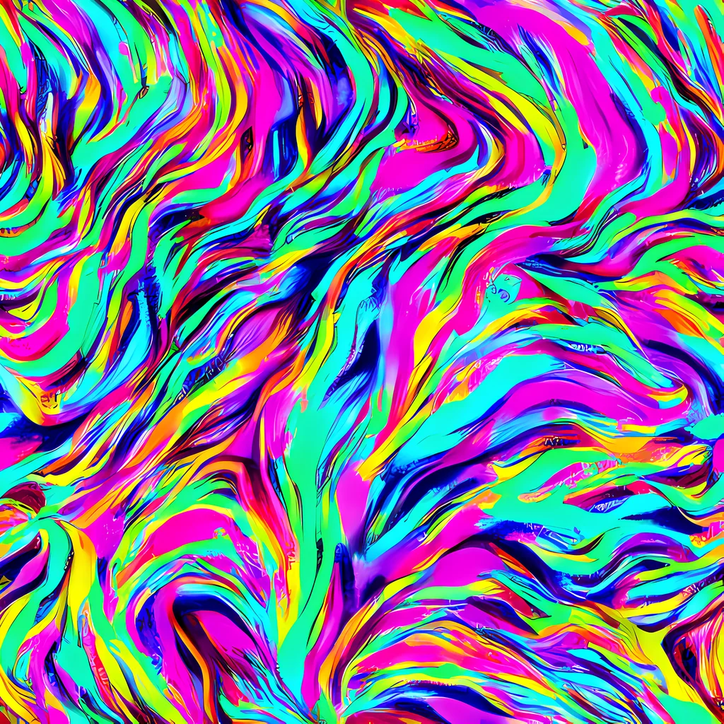 The Rainbow Riot pattern